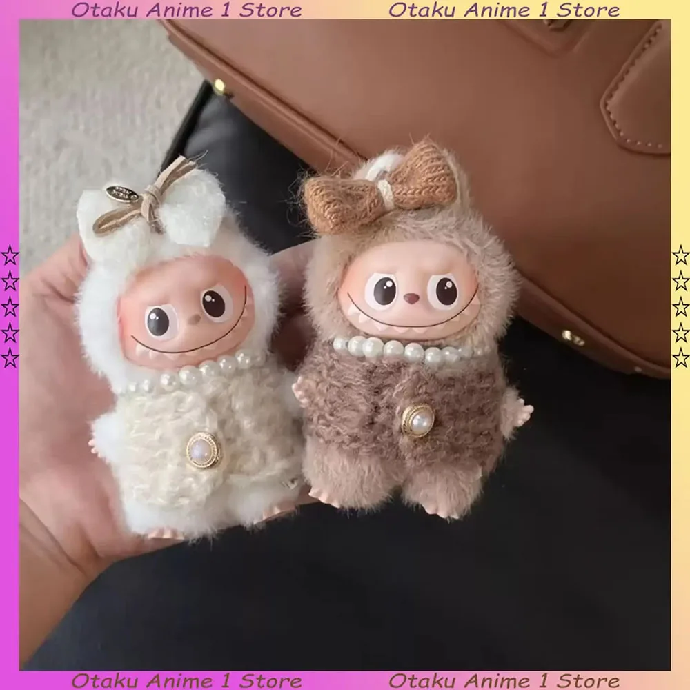 

Одежда для Labubu 4,0, одежда, милый простой свитер с бантом, головной убор, комплект мини-кукольной одежды, модные аксессуары для кукол, подарок