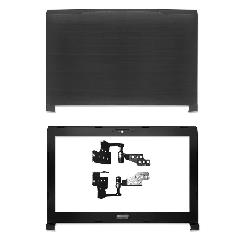 

NEW LCD Back Cover/Front Bezel/Hinges For MSI GT62 GT62VR MS-16L2 Laptop Top Case 15.6 Inch Black