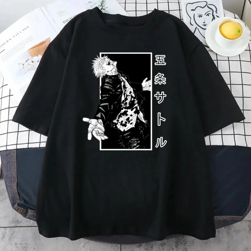 

Summer Men'S T- Jujutsu Kaisen Graphic Printing Fashion Harajuku 2024 Clothes Cause And Effect Women'S Y2K Tops T-Shirt