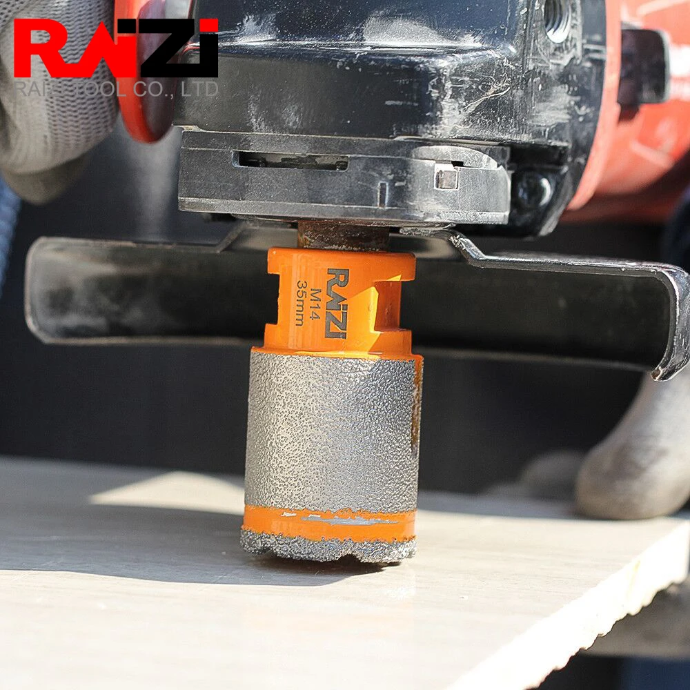 RAIZI 20/25/35mm Diamond Drilling Finger Milling Bits For Grinding Ceramic Tile Granite Diamond Core Drill bits Hole Saw