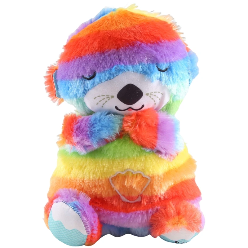 

Baby Sound Machine Soothe 'N Snuggle Portable Plush Baby Toy With Sensory Details Music Lights