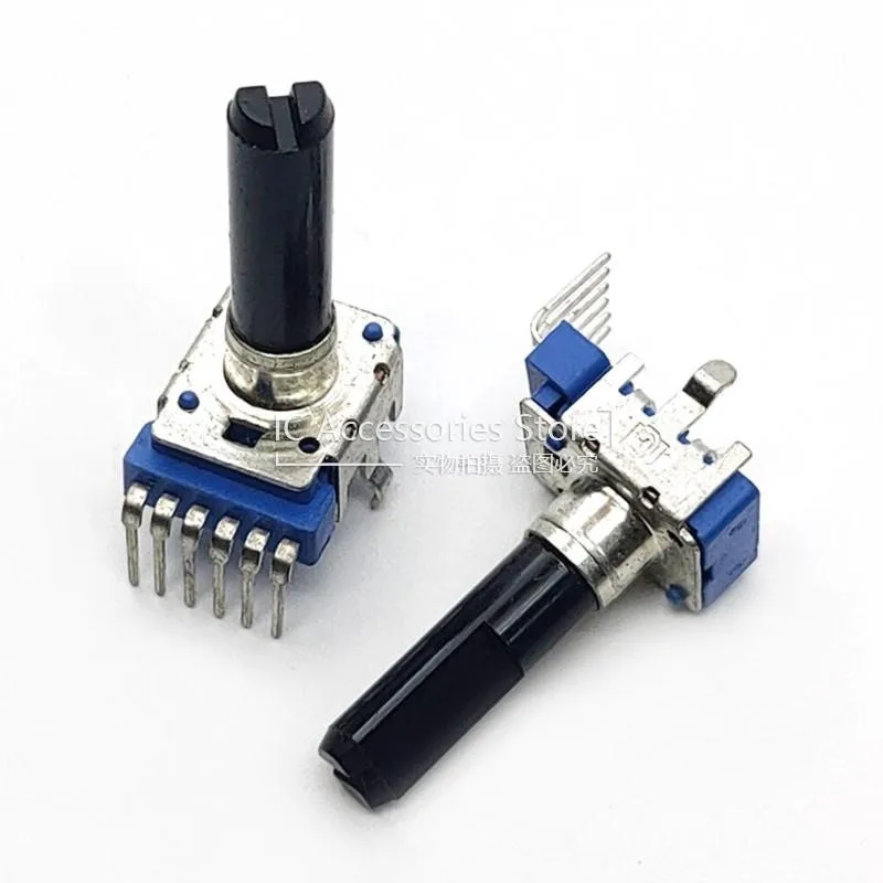 3PCS RK12 Type Vertical Duplex 6Pin A10K A103 A20K A203 Shaft Length 23MM Amplifier Audio Volume Potentiometer