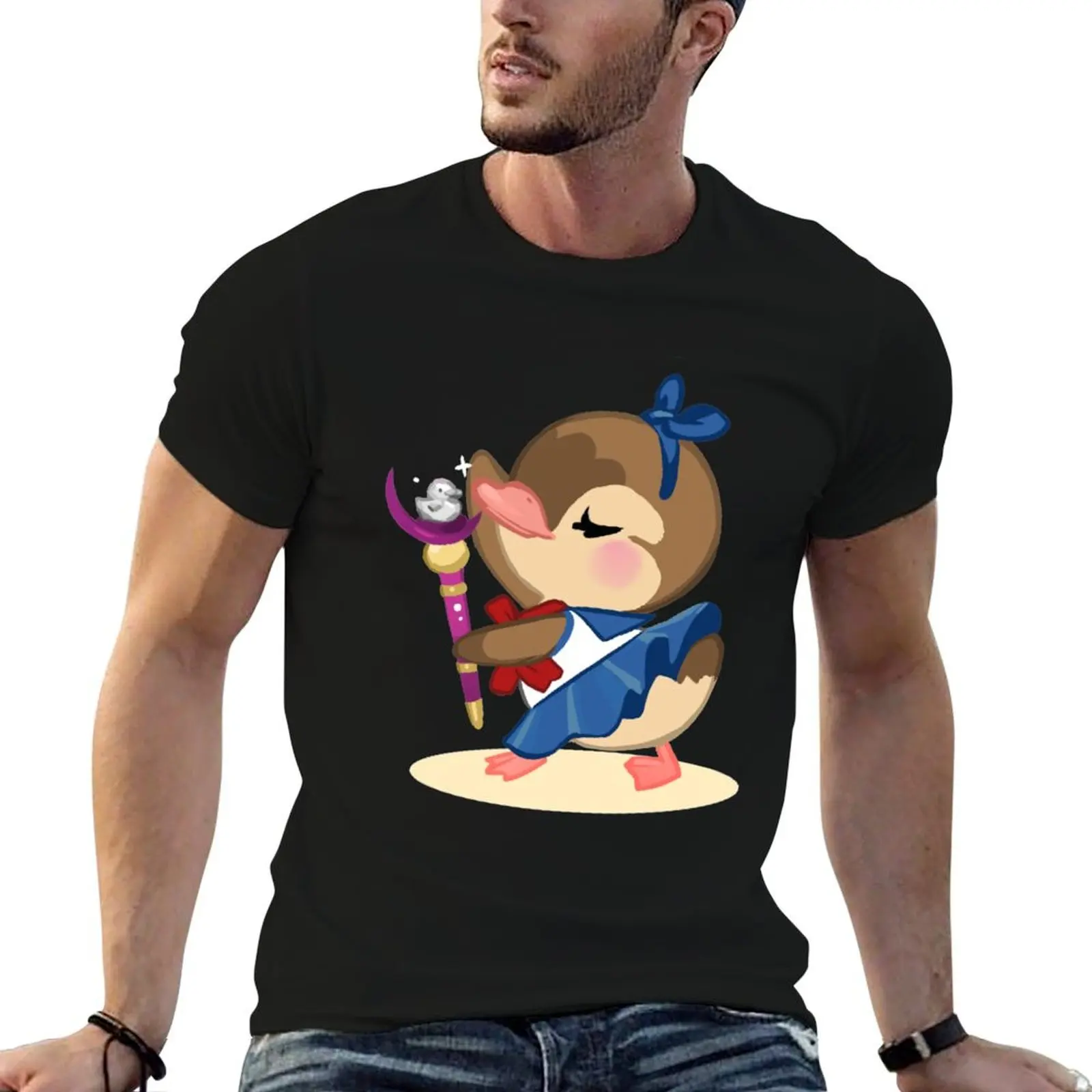 Magical Girl Duckling T-Shirt summer clothes oversized t shirt vintage shirts graphic tee anime shirts men