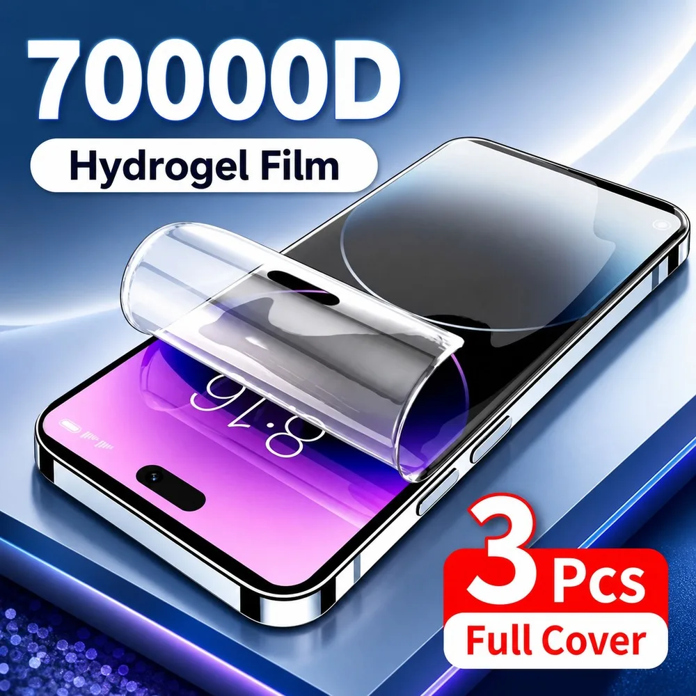 3PCS Hydrogel Film For Samsung Galaxy S26 Ultra S26+ S26 S26 FE Soft Screen Protector For Samsung Galaxy S25 Ultra S25+ S25 HD
