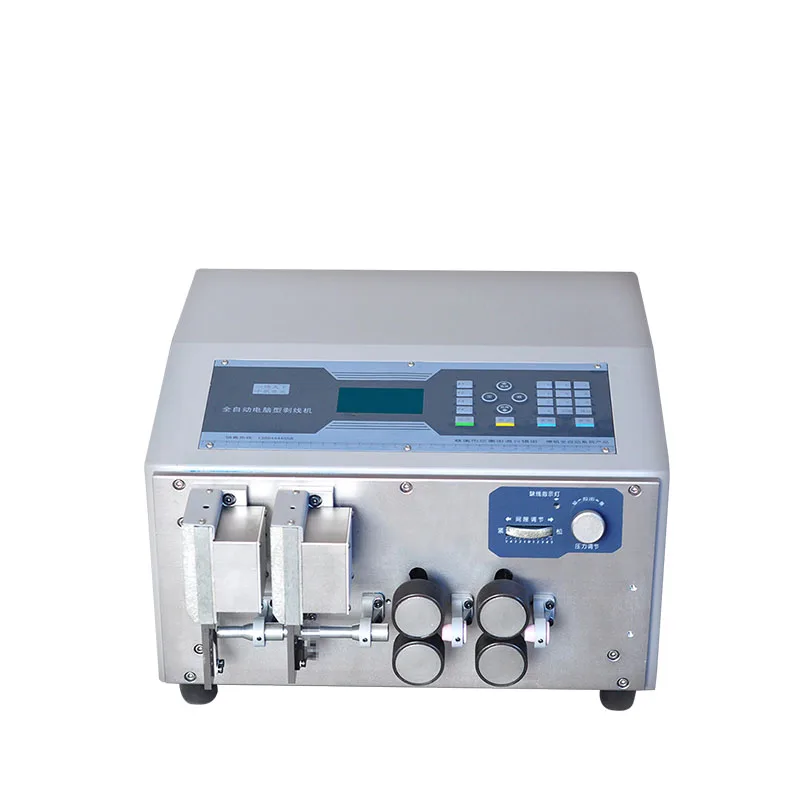 Fully automatic computer wire cutting and peeling machine, multifunctional wire removal machine, semi stripping