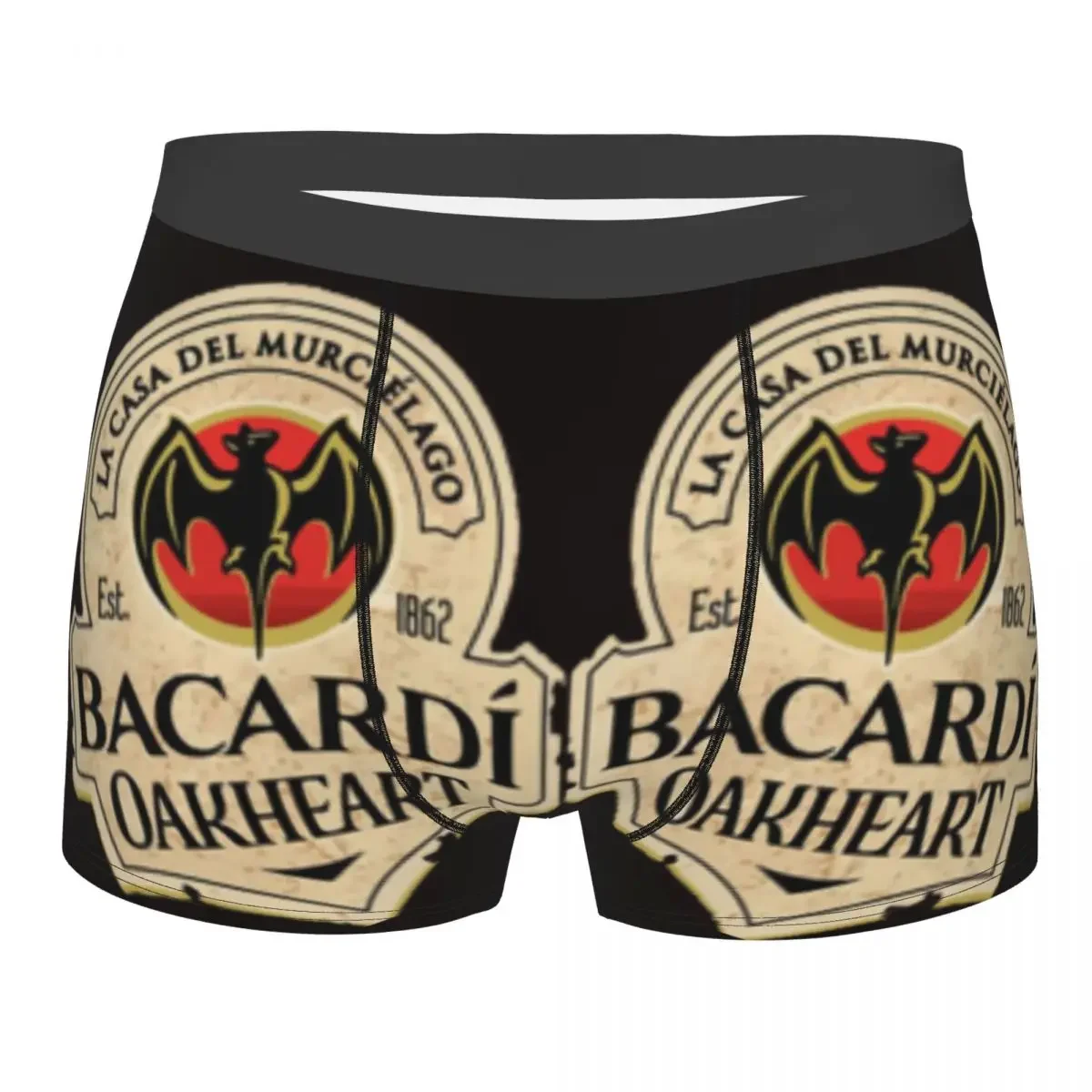 

Аутентичная футболка с дизайном Bacardi 1, мужские трусы-боксеры, трусы Bacardi, дышащие, высшего качества, подарки на день рождения