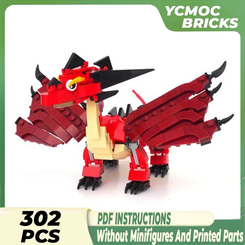 Popular Ring Movie Model Moc Building Bricks Little Cute Dragon Technology Modular Blocks Gifts Christmas Toys DIY Sets Assembly