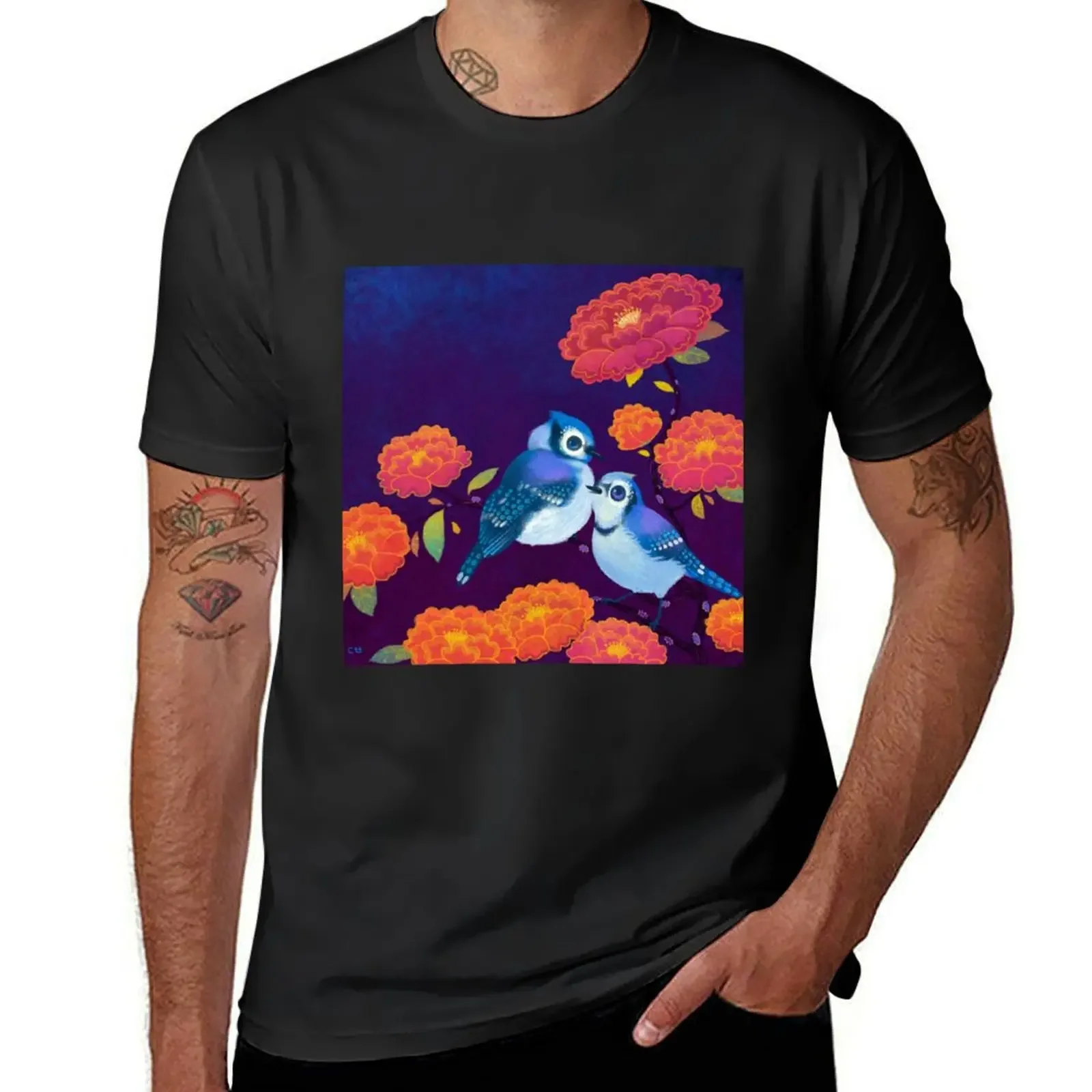

Bluejay T-Shirt graphic t shirts kawaii clothes slim fit t shirts for men