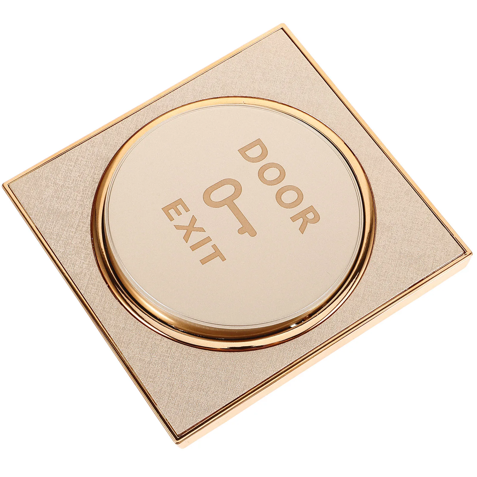 

Access Control Button Switch Metal Exit Doorbell Push Plate Covers Wall Mount Replacement Durability Grid Design Easy