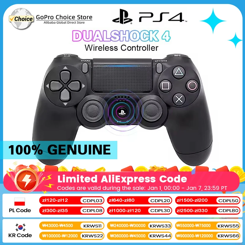 100% original Sony PS4 Original Game Controller DUALSHOCK 4 wireless controller PlayStation 4 game console remote controller