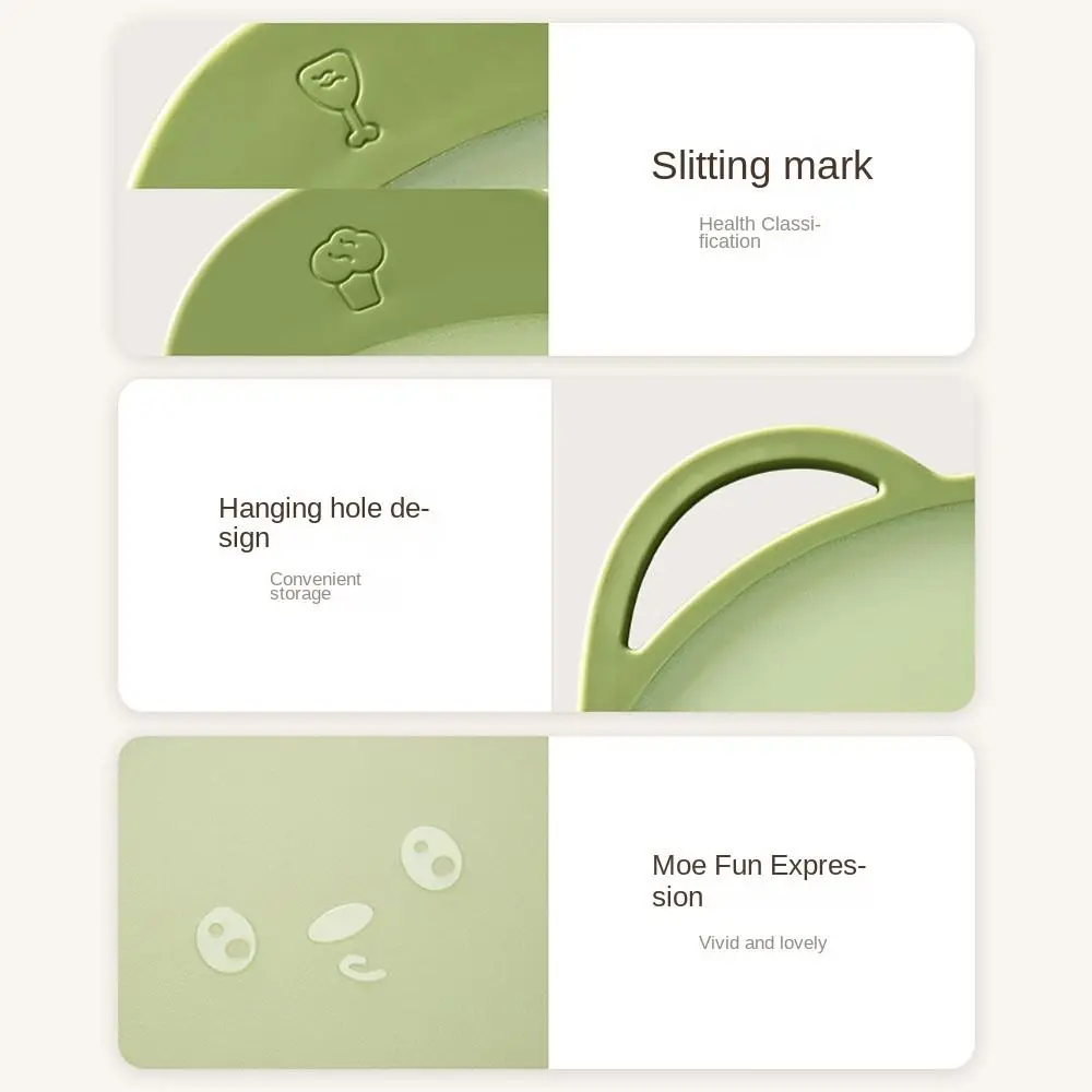 

Kitchen Tools Bear Chopping block Plastic Silicone Cutting Board Food Grade Anti slip Food Cutting Board Vegetables