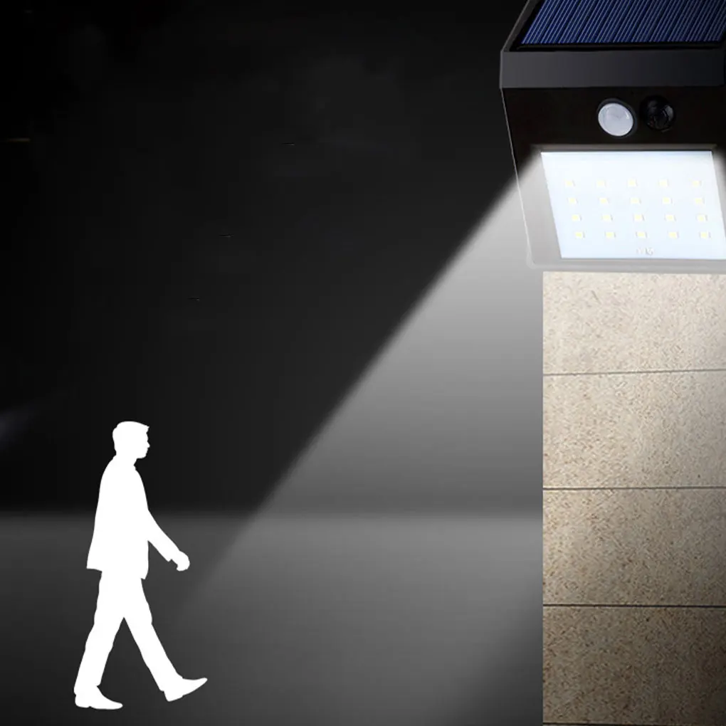 Solar Powered Light 30 LED Lights Garden Lamp PIR Motions Sensor Lightweight Lamps Courtyard Lighting Lantern Yard Decor