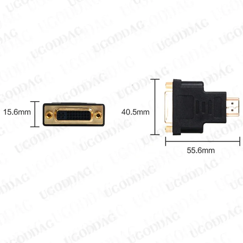 DVI to HDMI-compatible Adapter Converter HDTV Male to DVI 24+5 Female Converter Adapter 1080P For HDTV Projector Monitors