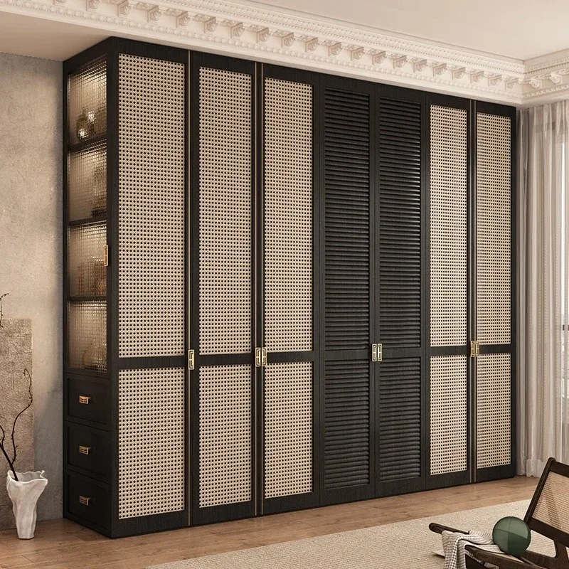 

Nordic Orgnizer Wood Wardrobes Luxury Aesthetic Living Room Closet Wardrobes Cupboard Wooden Kleiderschrank Home Furniture