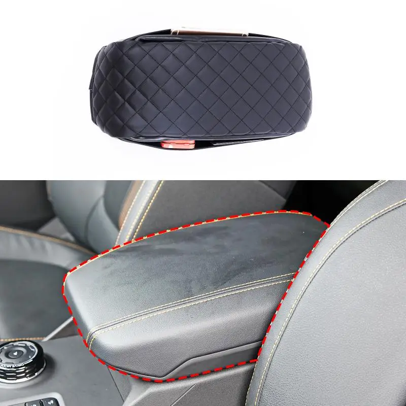 

Central Control Armrest Box Thicken Protective Cover Pad Side Storage Bag Trim Cover Car Accessories For Ford Ranger 2015-2024