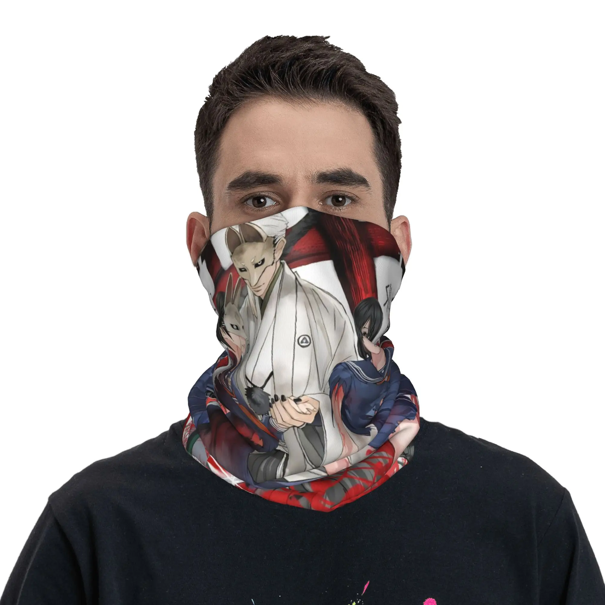 Horror Silent Hill F Bandana Neck Cover Printed Hinako Game Magic Scarf Warm Headband Cycling Unisex Adult All Season