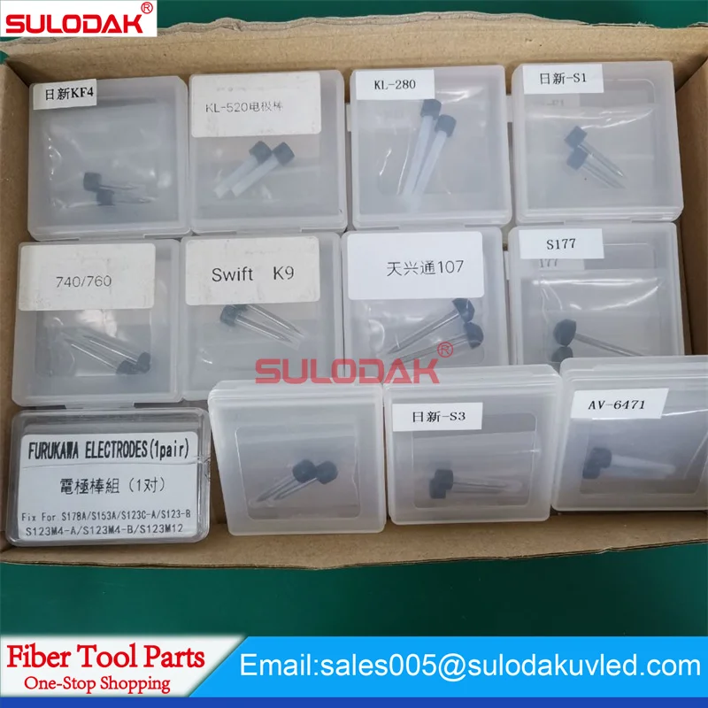 

Multiple Types Electrodes DVP 740 760 60S 80S AV-6471 KL-280 T-107 S3 S1 KF4A Fiber Fusion Splicer Electrode Rod Made in China