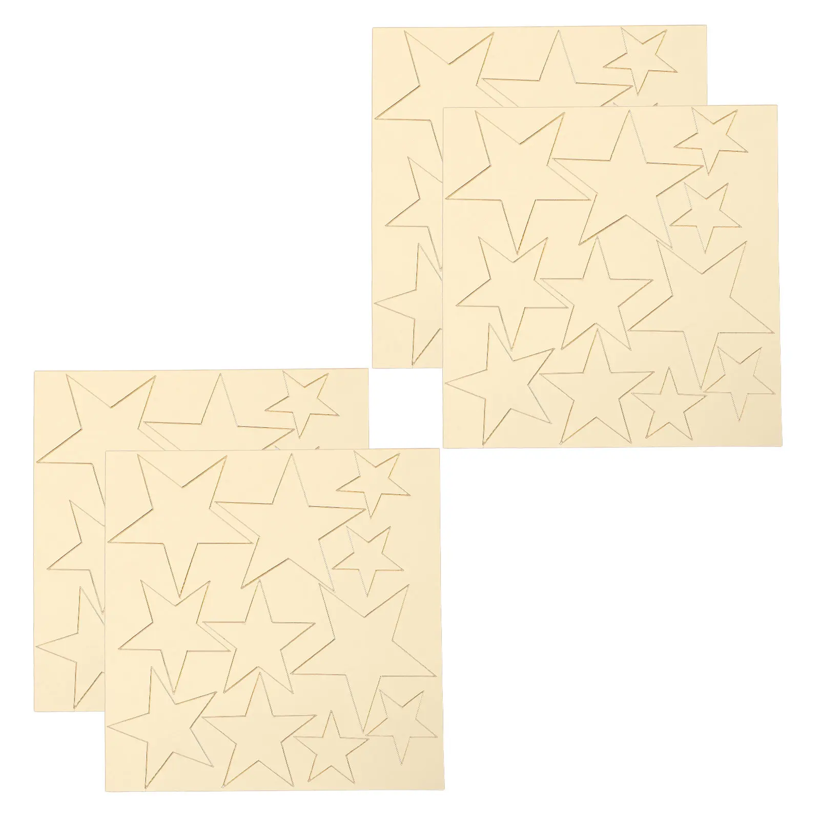 40Pcs Star Mirror Wall Decals Self-Adhesive Acrylic Peel and Stick Reflective Stickers for Bedroom Living Room Bathroom Wall