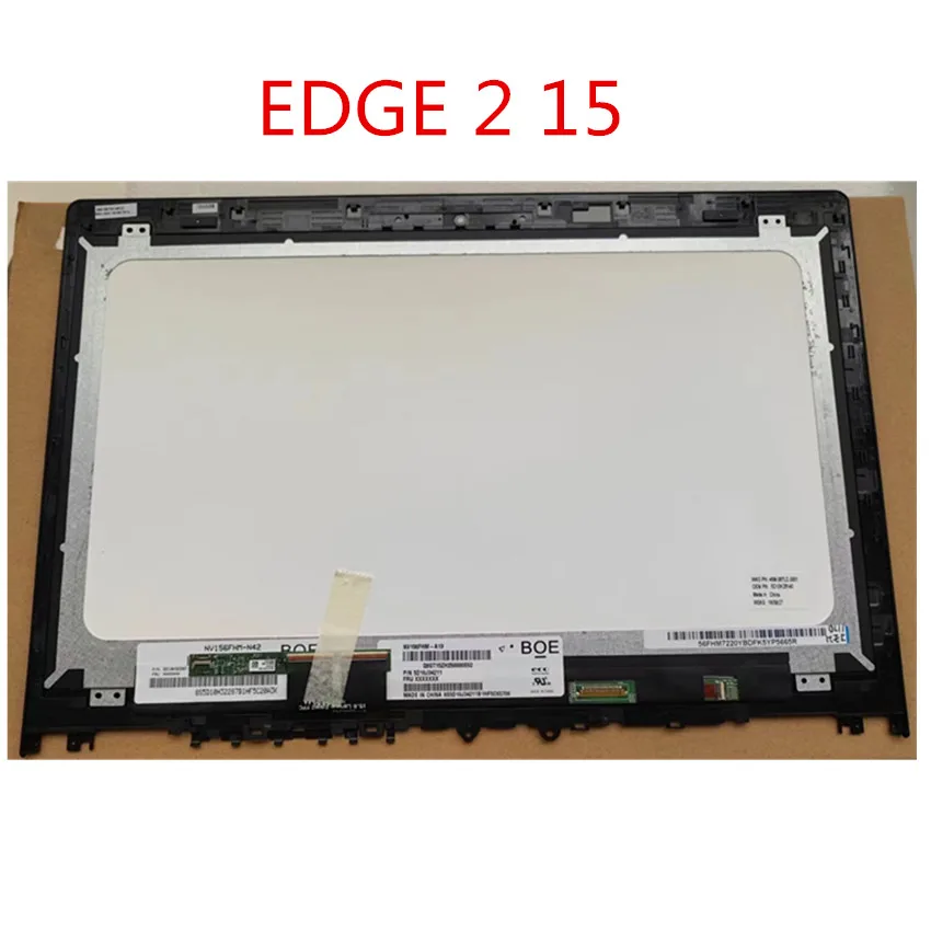 Neue Original 15,6 "Laptop Bildschirm Für Lenovo Edge 2 -1580 80QF NV156FHM-A13 LCD LED Touch Screen