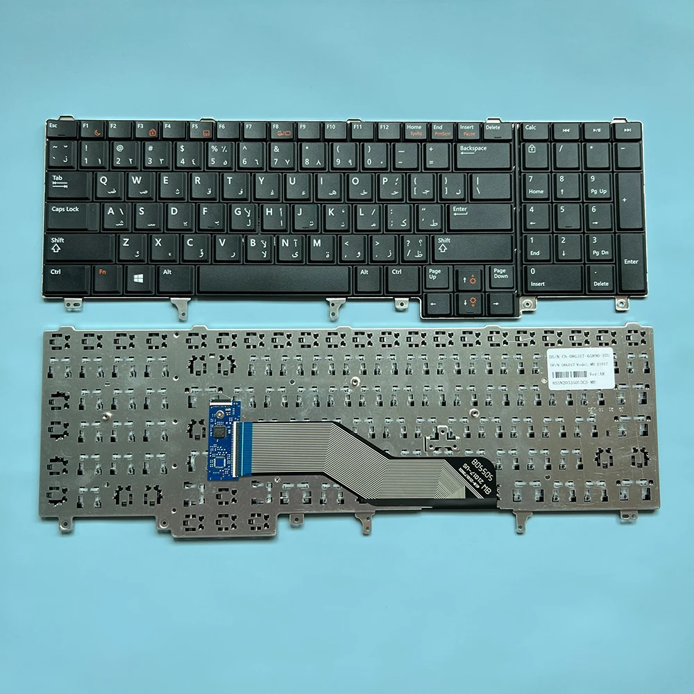 

Арабская клавиатура XIN для ноутбука DELL E6520 Teclado E6530 E6540 E5520 E5520M E5530 M4700 M6700 M2800 M4600 M4800 M6600 M6800 AR