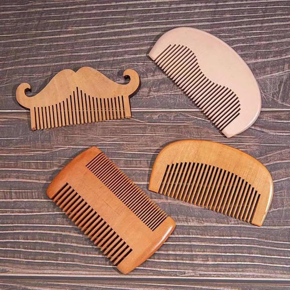 

Peach Wood Fine Tooth Comb Anti-Static Head Massage Classic Comb Hair Styling Hair Care Tool