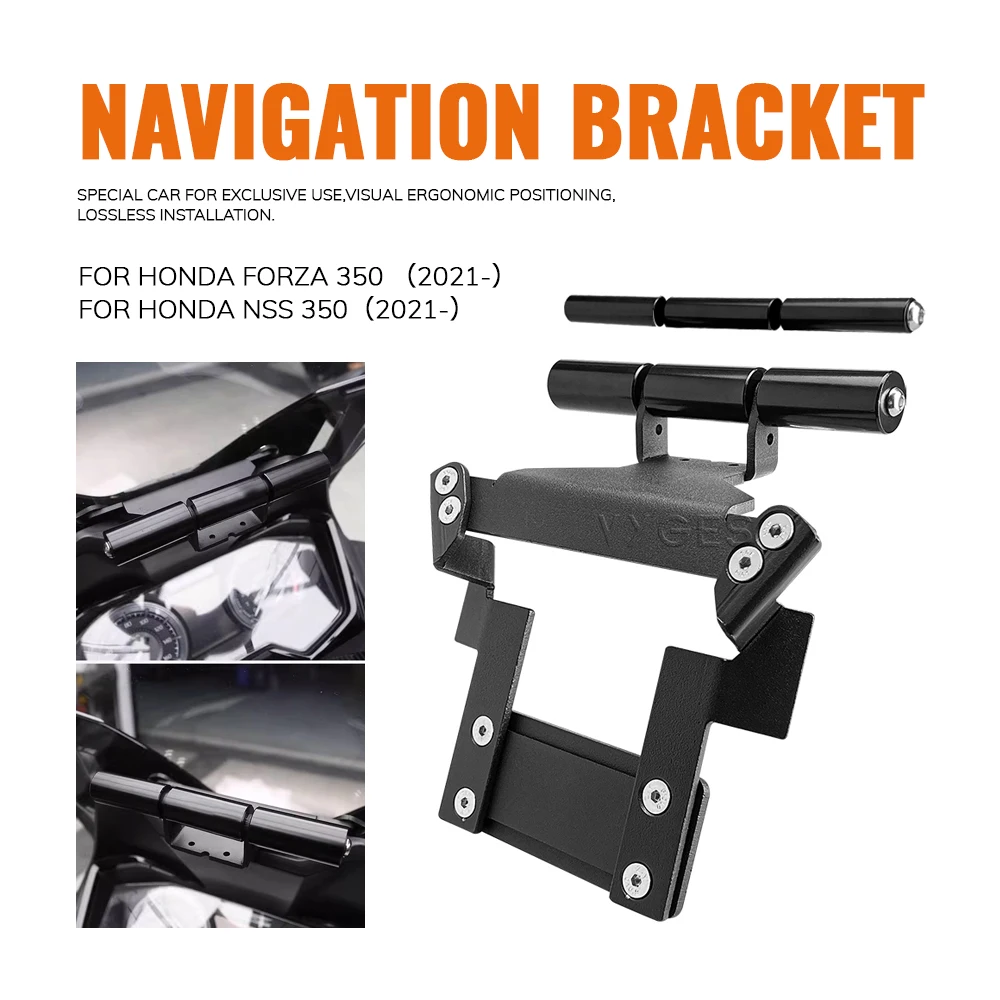 Motorcycle Navigation Bracket For HONDA Forza 350 Forza350 NSS350 2021 2022- GPS Mount Device Carrier SMART PHONE Adapt Holder