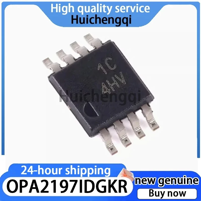 1PCS OPA2197IDGKR OPA2197I Screen Printed 4HV VSSOP-8 New Low Offset Voltage Operational Amplifier