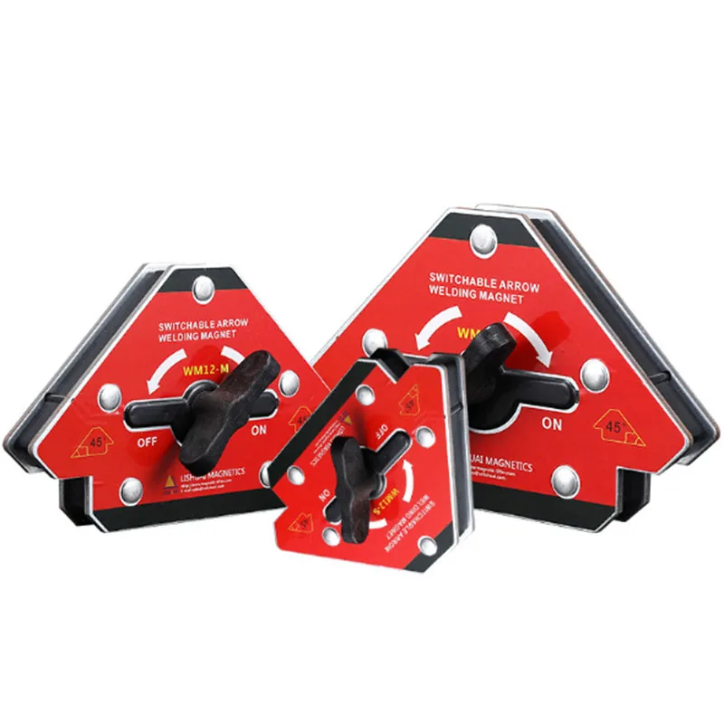 

Switchable Arrow Welding Magnet Multi Angle Magnetic Welding Positioner with On/Off Switch Right Angle Holder for Soldering