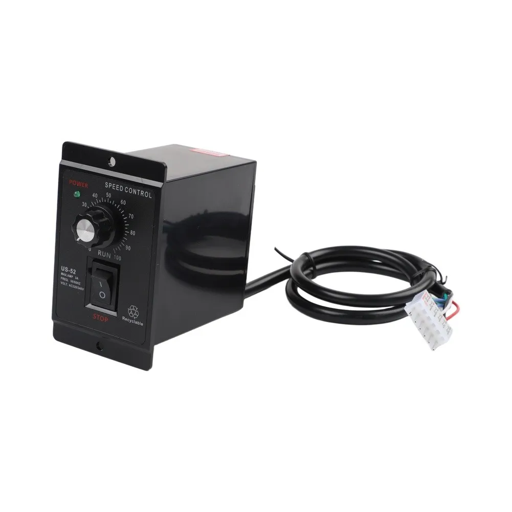 400W AC 220V Motor Controller with Adjustable Regulation and Forward Reverse Switching for Production Lines 400W