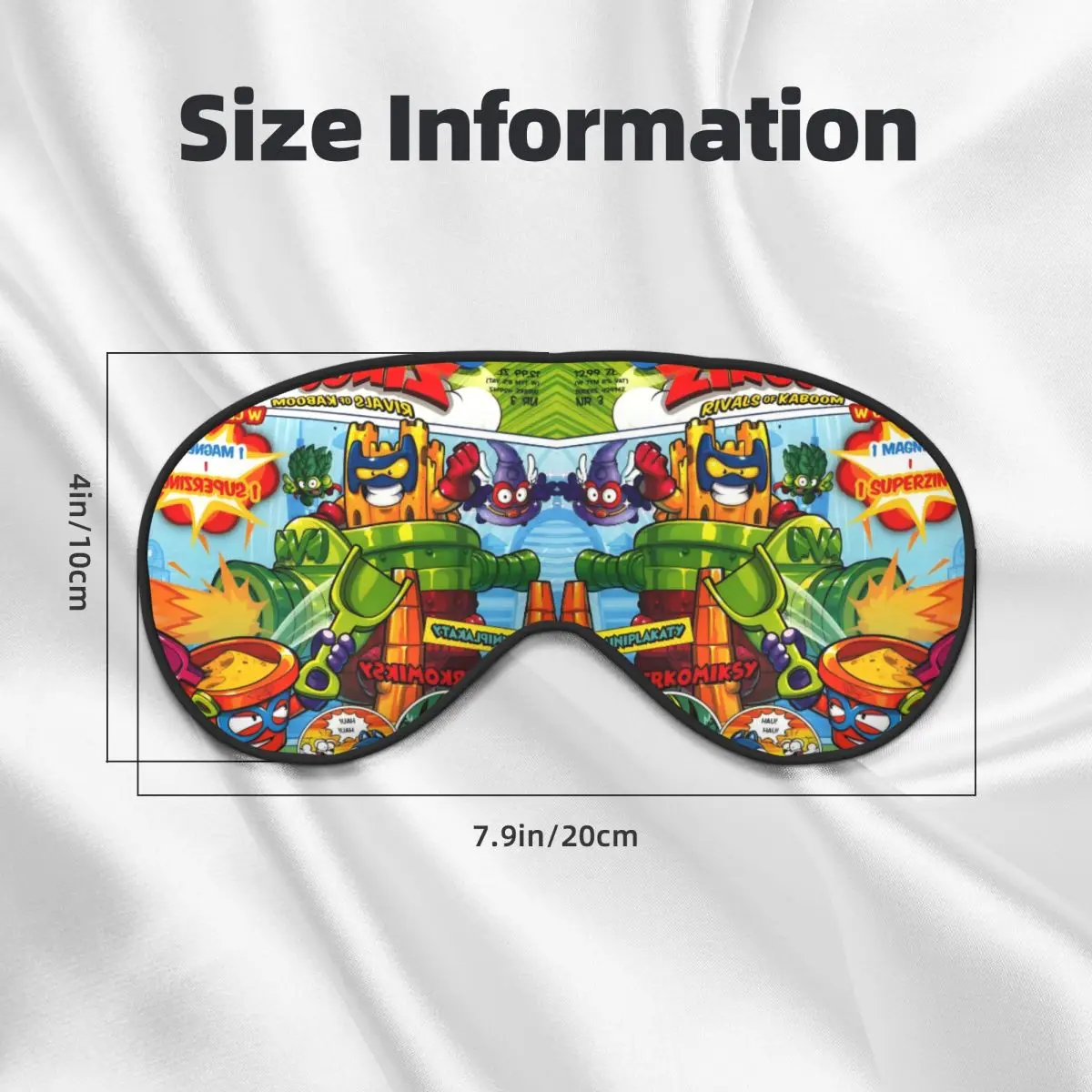 مخصص Supers Zingses لينة السفر قناع عين مزدوجة الجانب الغمامة الإبداعية مغامرة عمل الكرتون لعبة كتلة خارج ضوء إيباتش