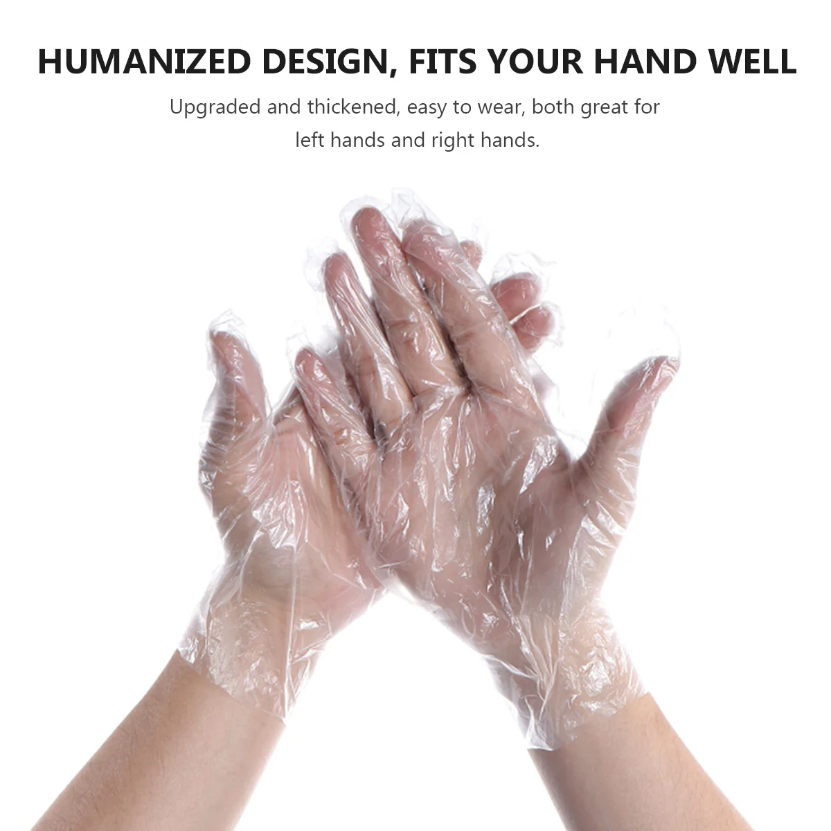 500Pcs Disposable Gloves Plastic Dishwashing Durable for Multiple Applications Simple Design Practical for Daily Use and