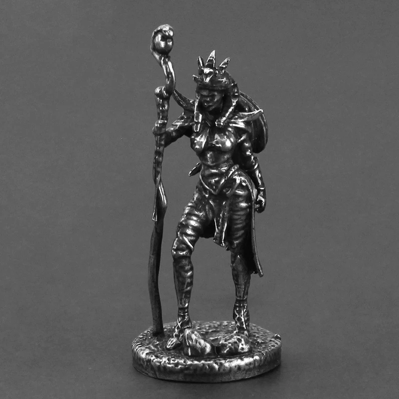 Metal Egyptian mummy war soldier man model hand-made toy tabletop game car-mounted ornaments boy ceremony - Image 5