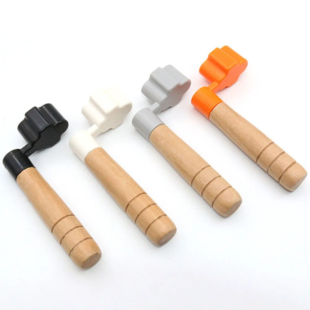 High Quality Guitar String Wooden Winder Guitar String Winder Electric Bass Acoustic Peg Tuner Tool Crank Pin Puller Accessories