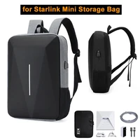 Bolsa de almacenamiento para Starlink Mini mochila multifuncional para Cable de alimentación, funda impermeable con soporte para accesorios Starlink Mini