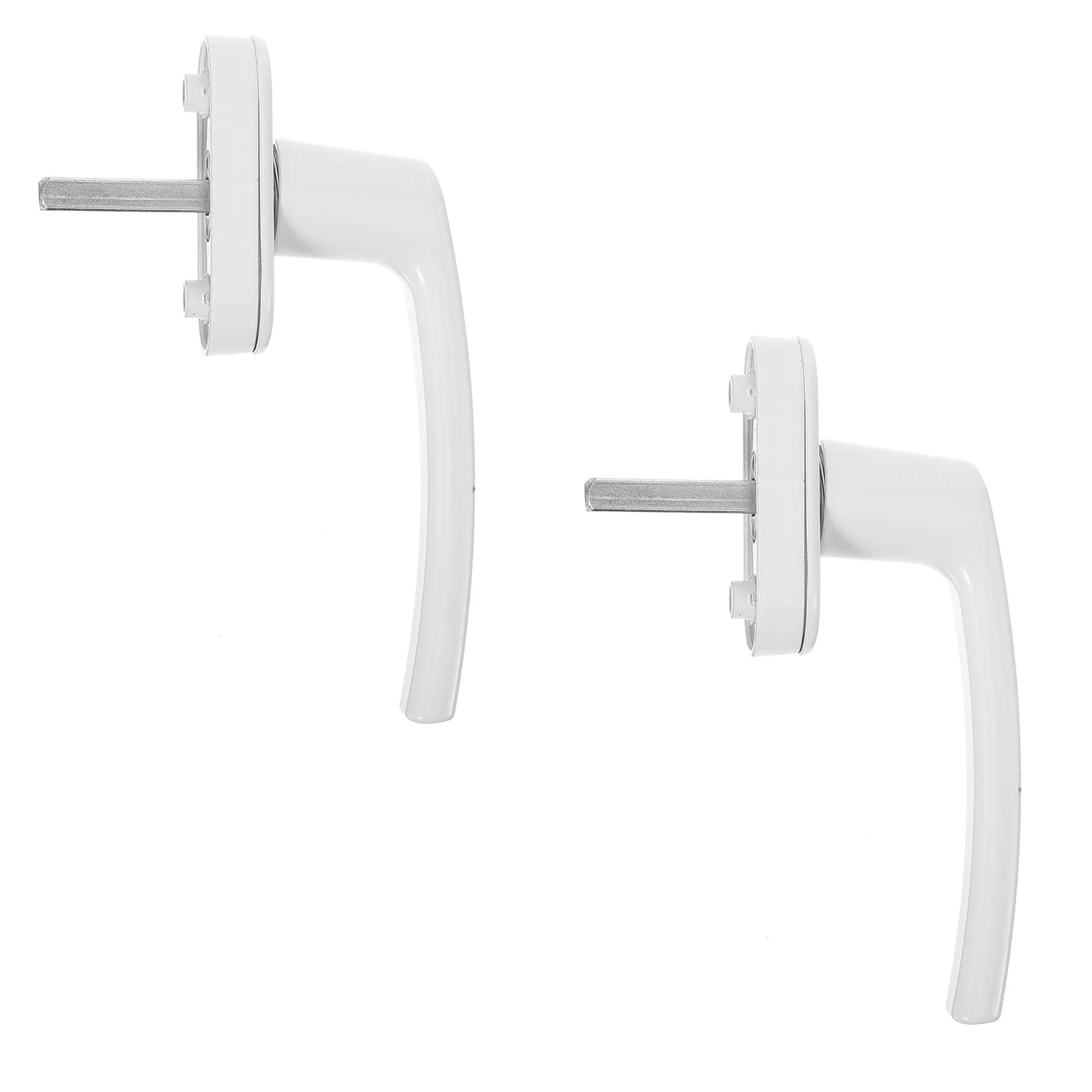 

2Pcs Window Crank Handle Lock Aluminum Alloy Secure Latch for Casement Sliding Windows Safe Interior Hardware Handle