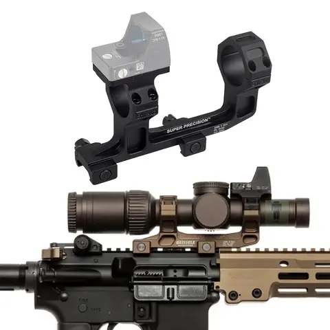 GEISSELE 초정밀 AR15 스코프 마운트 25.4mm 30mm 링, Rep 스타일 ROF-45/90 RM 레드 닷 사이트 라이저 마운트