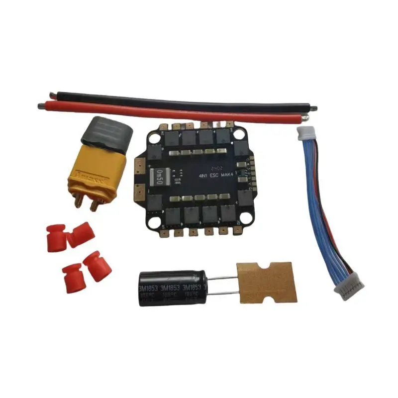 Contrôleur de vitesse électrique quatre en un 45A, 60A, contrôleur électrique FPV UAV 2-6S, multi-rotor sans balais à quatre axes F450, F3, F4