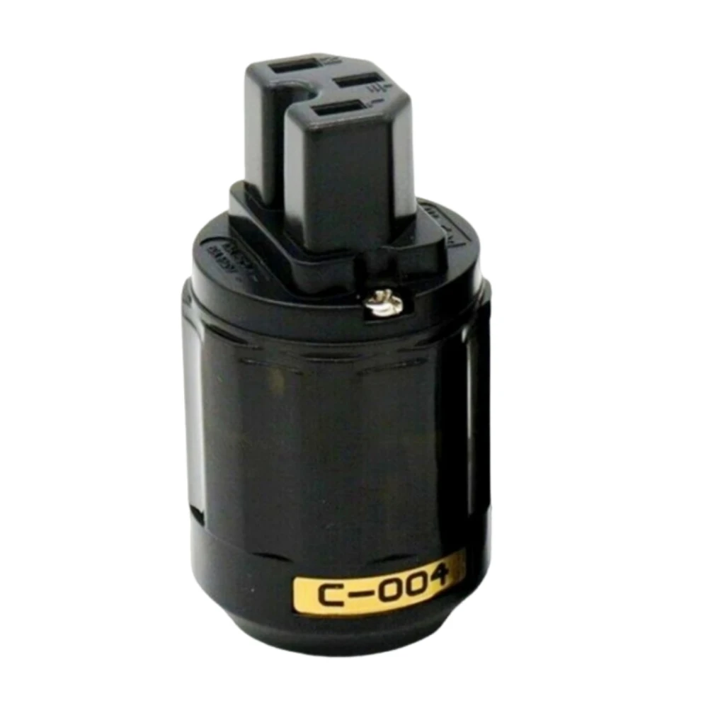 Oyaide C-004 P-004E Schuko Europe EU Power Plug Rhodium Plated  IEC Audio Connector Female-Male MATIHUR audio  hifi