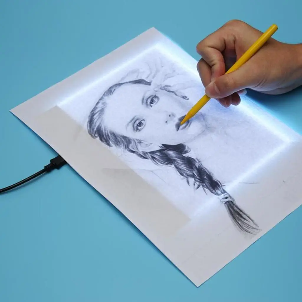 

Light Box Dimmable LED USB Craft Pad Artists Drawing Sketching