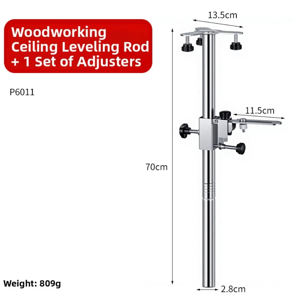 Threaded Adjuster Adjustable Ceiling Smooth Threaded Mechanism Minimizes Wobbling Stainless Steel Support Bracket