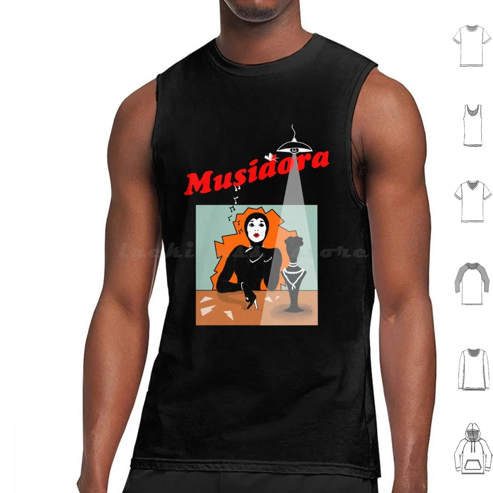 Musidora As Irma Vep Tank Tops Vest Sleeveless Musidora Classic Movies Woman Irma Vep