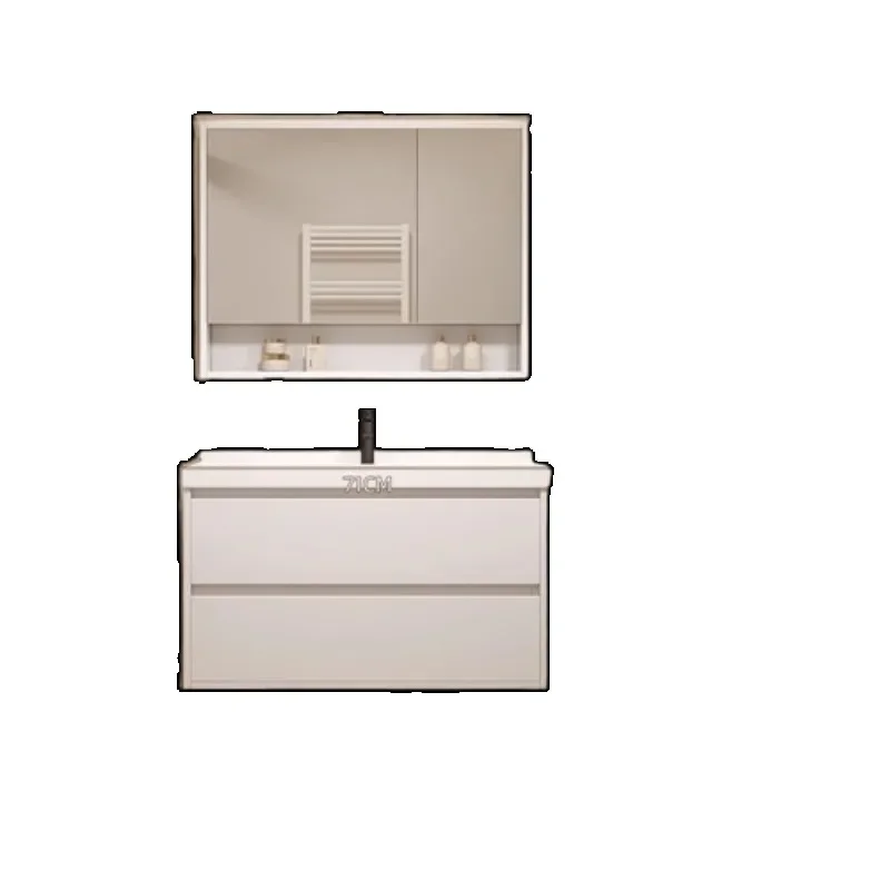 

Bathroom Cabinet Storage Furniture Washbasin Drawer Wall Salon Station Mirror Filing Cabinets Hovedskapet Storage