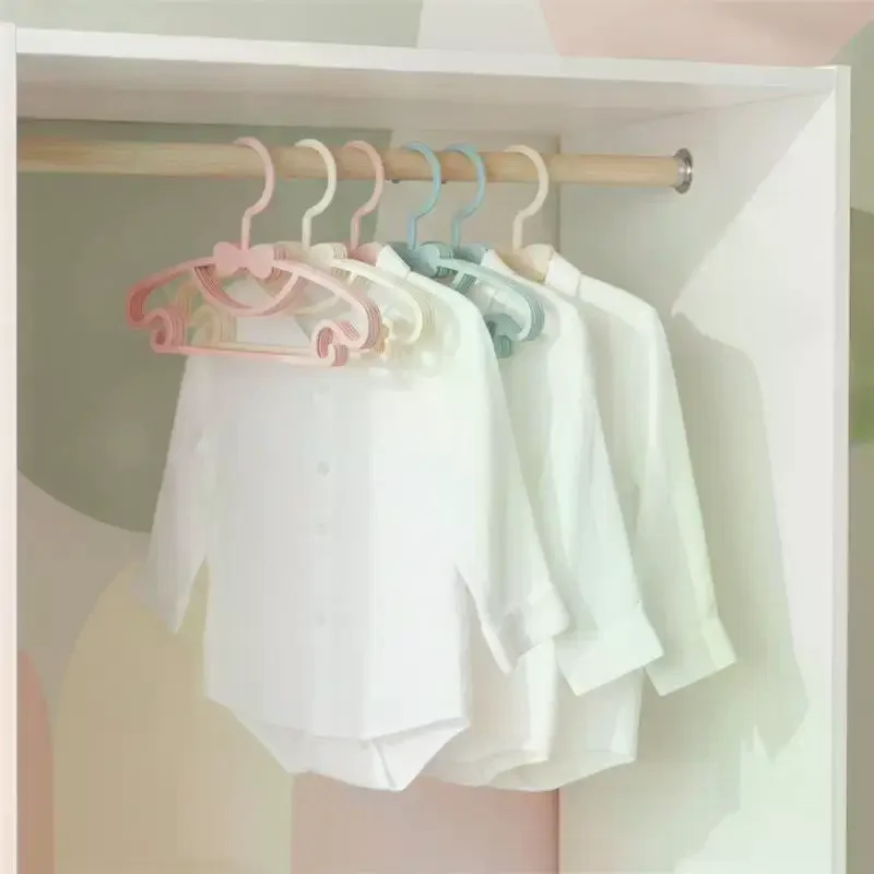 Baby Kids Clothes Hanger Set Durable Anti Slip: 12PCS Infant Clothing Display Organizer