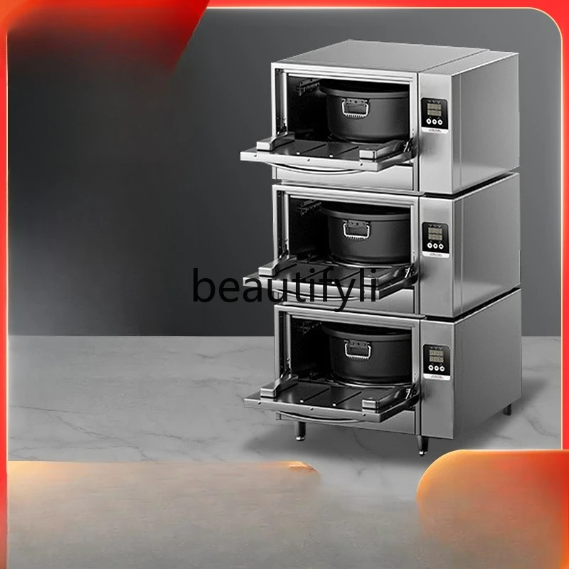 

Commercial Rice Cooker Chain Restaurant Rice Steamer Hotel Canteen Large Steamer Intelligent Rice Steaming Cabinet