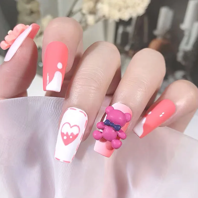 20/50 قطعة 12x15 مللي متر ربطة القوس Tie صغيرة الدب الراتنج فلاتباك لطيف مسمار الفن حجر الراين DIY بها بنفسك ثلاثية الأبعاد مانيكير بطاقة الديكور اكسسوارات #4