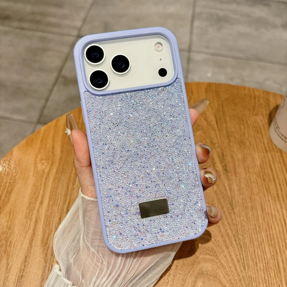 Für Apple iPhone 17 Pro Max Hülle Modische Glitzer-Schutzhülle für iPhone 16 15 14 13 12 Pro Max 17Plus Schale
