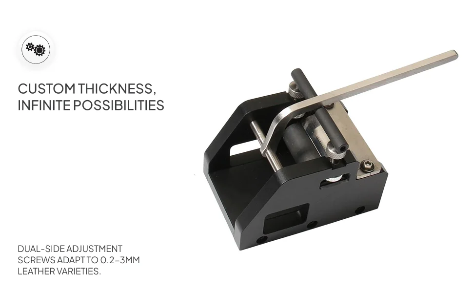 

Устройство для утоньшения кожи: практичное, с регулировкой ширины 0-45 мм, простое в использовании, для утоньшения и разделения кожи