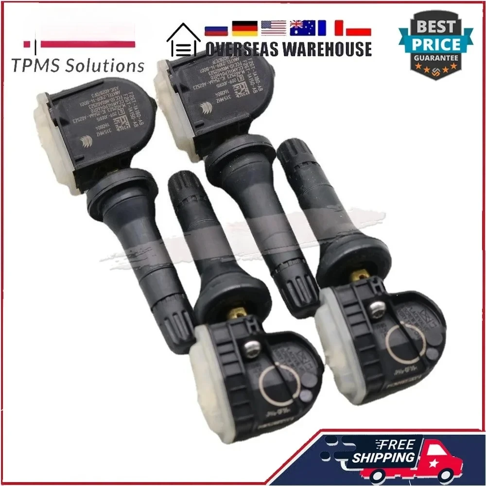 4 قطعة TPMS مراقبة ضغط الإطارات الاستشعار F2GT-1A180-AB ل 2015-2018 فورد إيدج غالاكسي F-150 موستانج اكسبلورر 315MHZ F2GZ1A189A #3