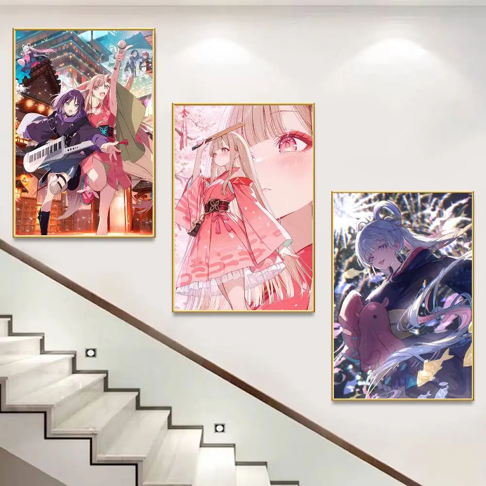 Cosmic Princess K-Kaguya Waterproof Self-adhesive HD Poster Wall Sticker Home Decor Gift