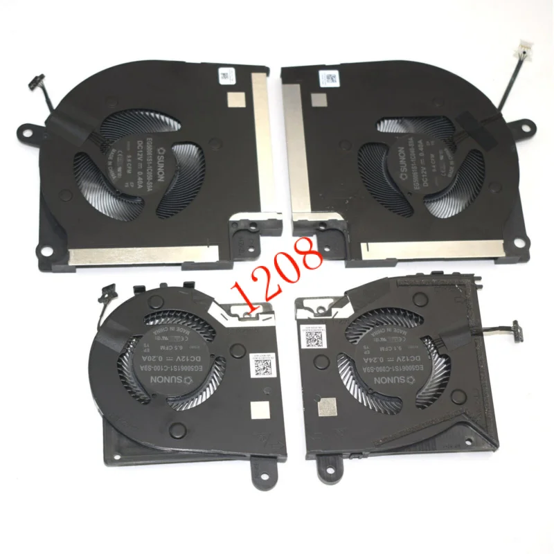 

New 9DNWT X63JW W7KC4 J01R0 CPU & GPU Fan DC12V For Dell Alienware X17 R1 R2